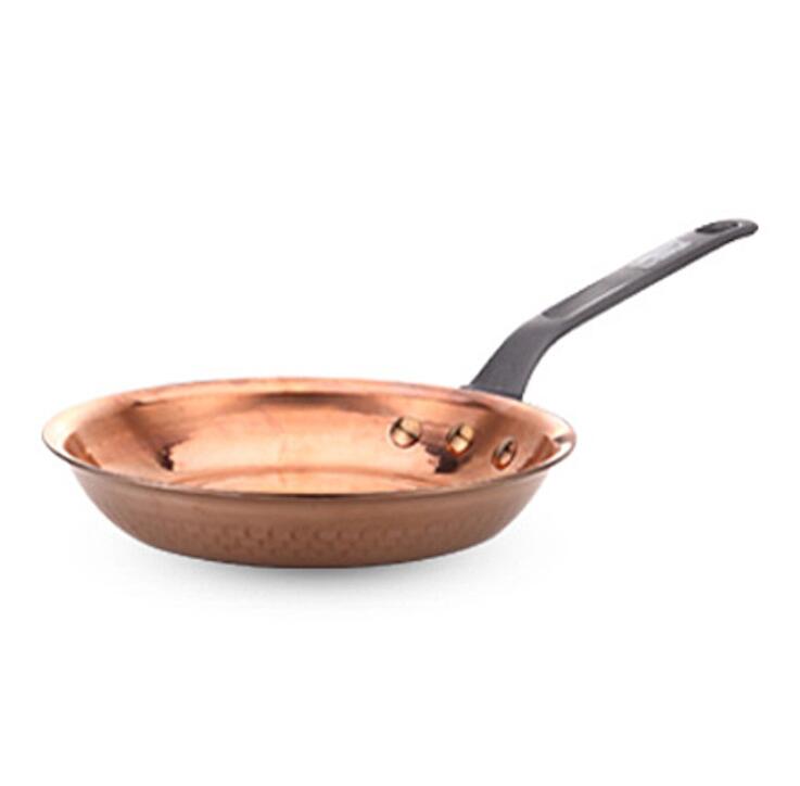 Gotham Steel Hammered Copper Non Stick Frying Pan Light Weight Helper Handles