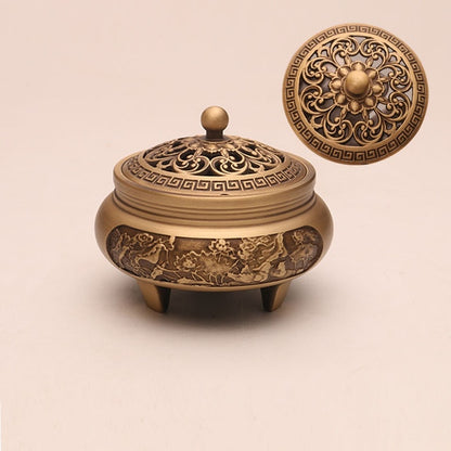Pure Copper Aromatherapy Incense Burner Exquisite Antique Decorative Custom Crafted Pattern High Quality Durable Design